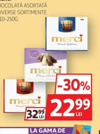 Merci Ciocolată Asortată Diverse Sortimente 210-250g