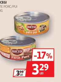 BUCEGI Pate Porc/Pui 120g