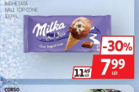 Milka Înghețată Ball Top Cone 100ml