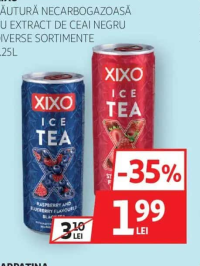 XIXO Băutură necarbogazoasă cu extract de ceai negru diverse sortimente 0.25L