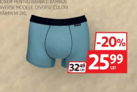 MR BIG Boxeri pentru Bărbați Bambus, diverse modele, diverse culori, mărimi M-2XL