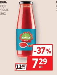 ROUA Roșii Pasate 680g