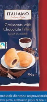 Italiamo Croissant cu cacao 500 g