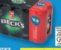 BECK'S Bere blondă alc. 5% vol. 8 x 0.5 L