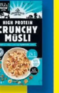 CROWNFIELD Müsli crocant High Protein 500 g