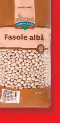 CAMPO LARGO Fasole albă, bob mic 1 kg