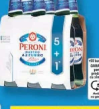 PERONI NASTRO AZZURRO Bere blondă alc. 5.1% vol. (5+1) x 0.33 L