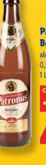 PATRONUS Bere nefiltrată 0,5 L