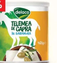 Delaco Telemea de capră, în saramură, 400 g