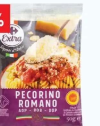 Carrefour Extra Pecorino romano, ras, 50 g