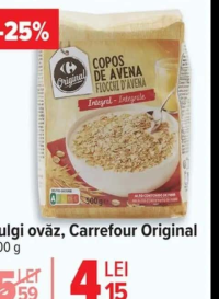 Carrefour Original Fulgi ovăz 500 g