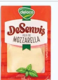 Delaco DeSenviș Mozzarella felii 100 g