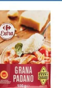 Carrefour Extra Grana Padano rasa 100 g