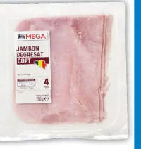 Mega Jambon Copt Degresat, Felii, 150g