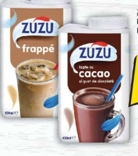 Zuzu Băutură din lapte cu cafea Frappe/Cacao/Caramel, 450ml