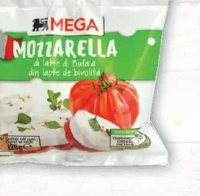 MEGA Mozzarella din lapte de bivoliță, 125g