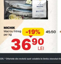 MICHIK Macrou întreg per kg