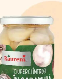 RÂURENI Ciuperci întregi în saramură 280 g