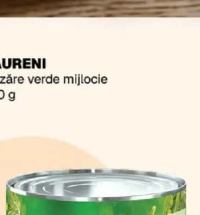 RÂURENI Mazăre verde mijlocie 830 g