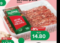 Diana Mici din Carne de Porc și Vită 500g