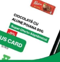 Poiana Ciocolată cu Alune 80g