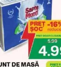 Unt de masă Șapte Munți 180g 65% grăsime