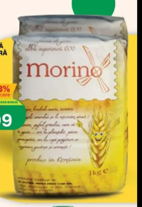 FĂINĂ ALBĂ SUPERIOARĂ MORINO 1KG tip 000