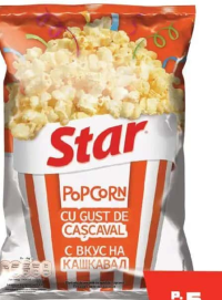 Star Popcorn cu gust de cașcaval 80g