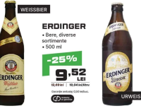 Erdinger Bere, diverse sortimente 500 ml