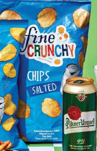 Fine Crunchy Chipsuri cu sare 150 g