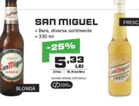 San Miguel Bere diverse sortimente 330 ml