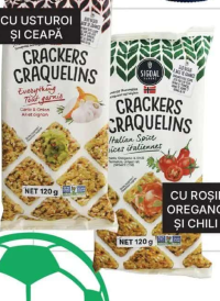 SIGDAL BAKERI Crackers, diverse sortimente 120 g