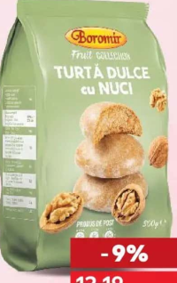 BOROMIR Turtă Dulce cu nucă 300 g