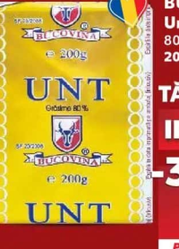 BUCOVINA Unt 80% grăsime 200 g