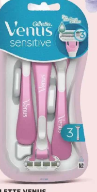 Gillette Venus Sensitive / Oceana / Smooth Miami Aparate de ras 3 buc / 3+1 buc