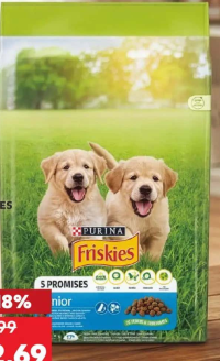 Purina Friskies Hrană uscată pentru câini junior 8 kg