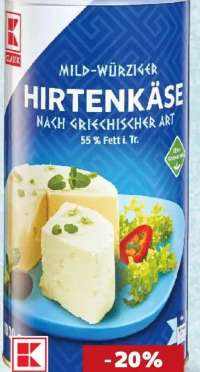 K-Classic Telemea de vacă Hirtenkäse 1kg