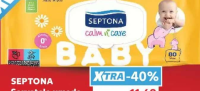 Septona Șervețele umede pentru copii mușețel 80 buc