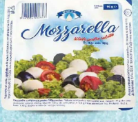 Monor Mozzarella biluțe 24% grăsime 96g
