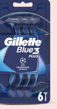 Gillette Blue 3 Plus Aparat de ras cool / sensitive / red 6 buc / 6+2 buc