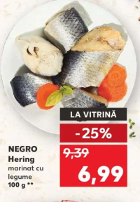 NEGRO Hering marinat cu legume 100 g