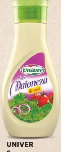 UNIVER Sos maioneză de post 420 g