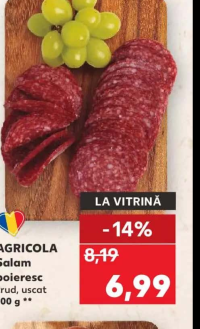 AGRICOLA Salam boieresc crud, uscat 100 g