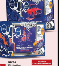 NIVEA Kit festival Nostalgia Deodorant spray + Gel de duș + Cremă damă / bărbați pachet