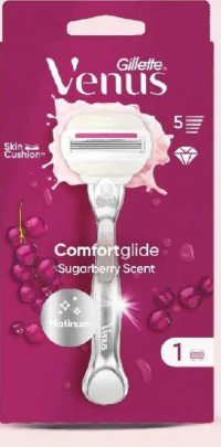 Gillette Venus Comfortglide Aparat de ras + 1 rezervă sugarberry 1 buc