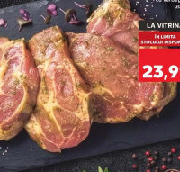 Ceafă de porc fără os, marinată cu verdețuri și usturoi kg