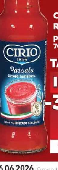 CIRIO Passata Roșii pasate 700 g