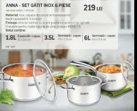 Heinner Anna - Set gătit inox 6 piese