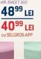Heinner Home Cearceaf de Pat cu Elastic 160x200 cm