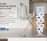 KLASS MASĂ DE CĂLCAT 125 X 42 CM